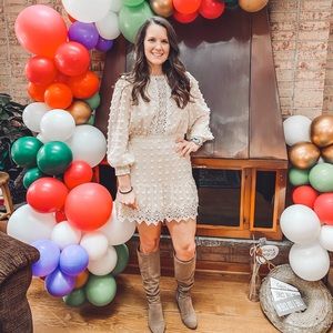 Lust or Love Cream Lace Long Sleeve Dress